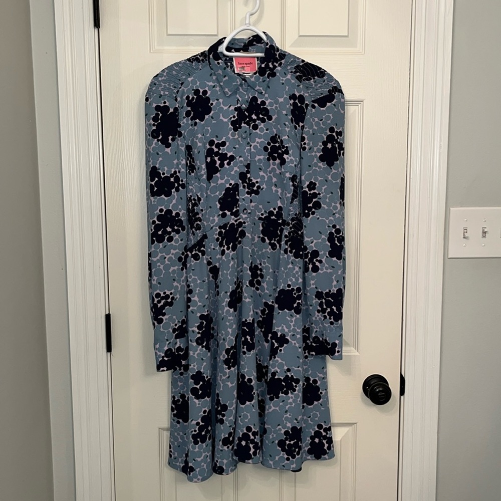 Kate Spade Bubble Dot Smocked Dress
